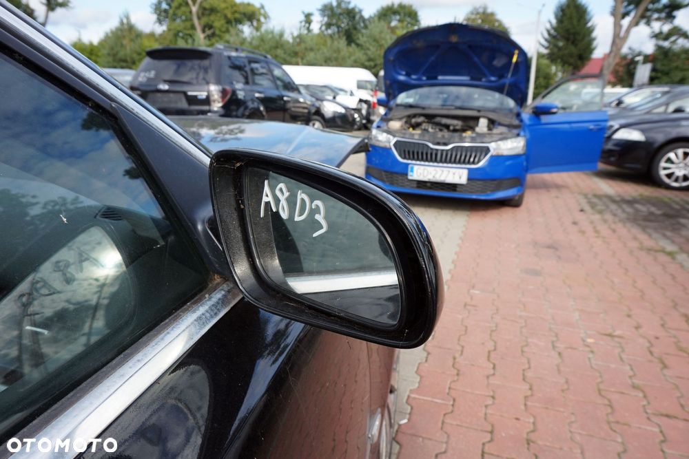 LUSTERKO ELEKTRYCZNE PRAWE A8 II D3 4E2 LIFT SKŁADANE EL EU CZARNY FOTOCHROM AUDI 2005-2010 - 3