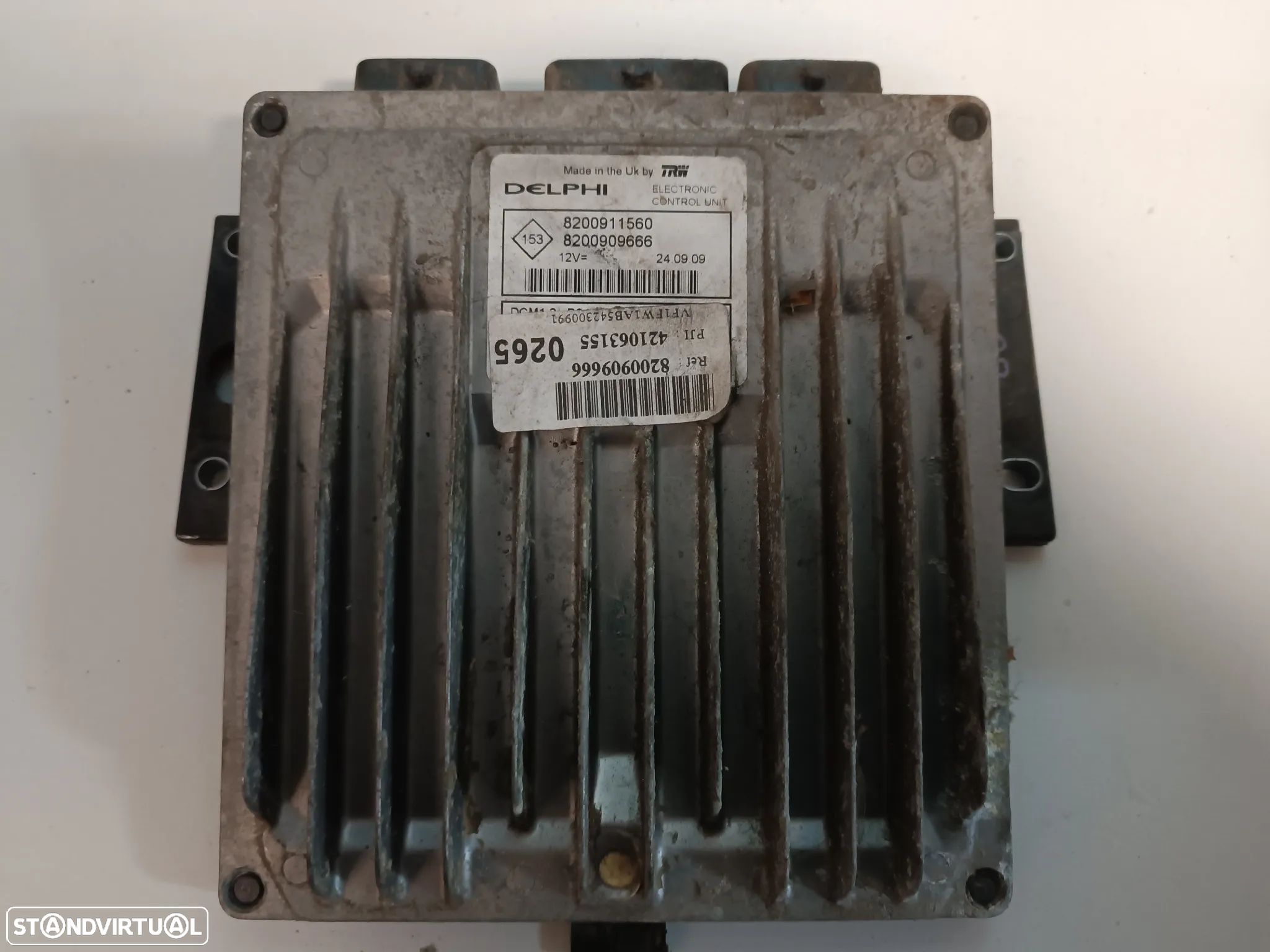 CENTRALINA DO MOTOR RENAULT CLIO III / KANGOO 1.5DCI 8200909666 8200911560 - 1