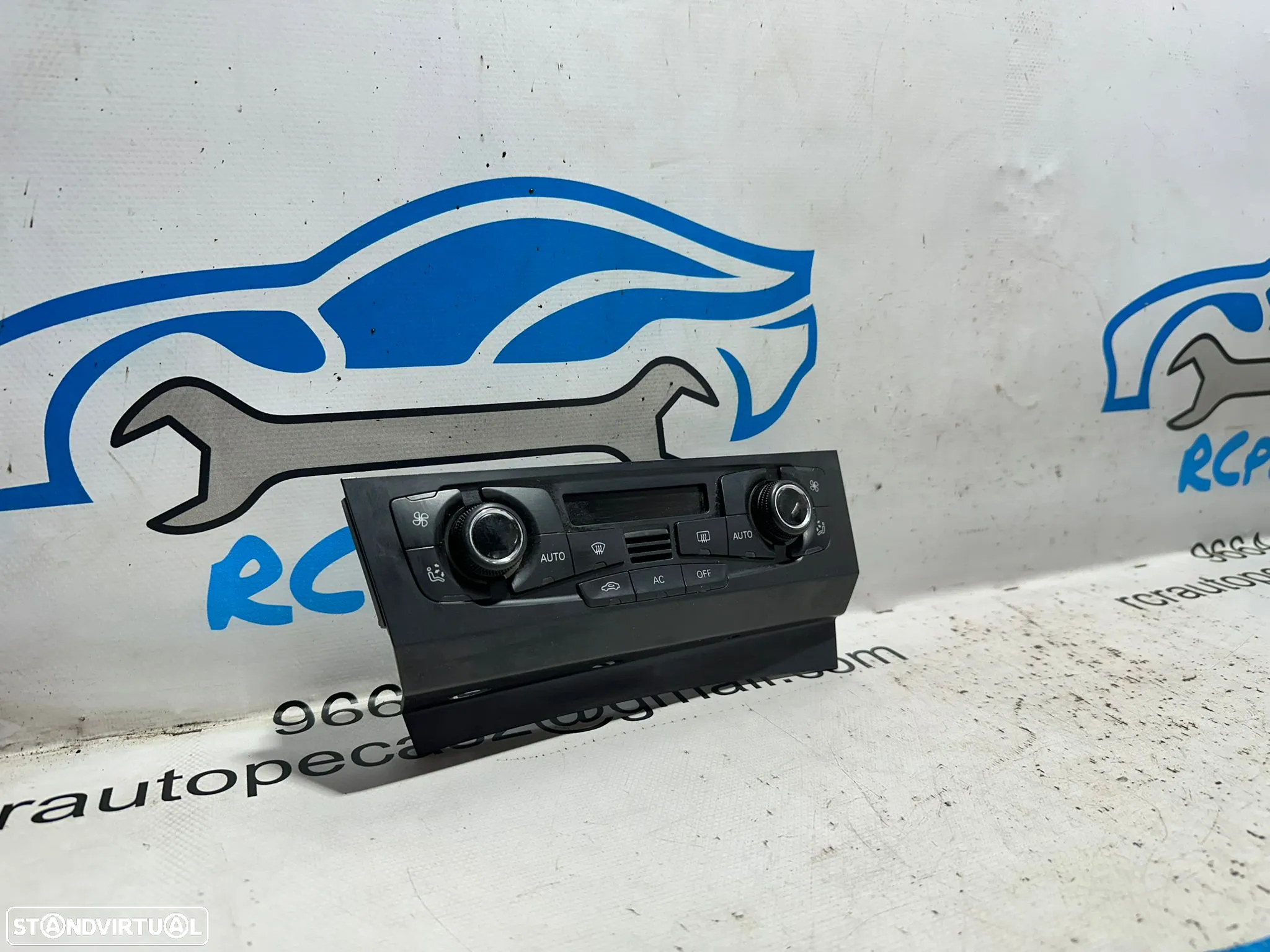 .Display Sofagem Comando Ar Condicionado AC Climatronic Continental Audi A4 B8 A5 8T - 3