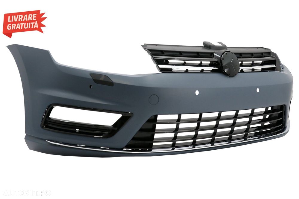 Kit Exterior Complet VW Golf VII 7 (2012-2017) cu Faruri LED Semnal Dinamic R-line- livrare gratuita - 3