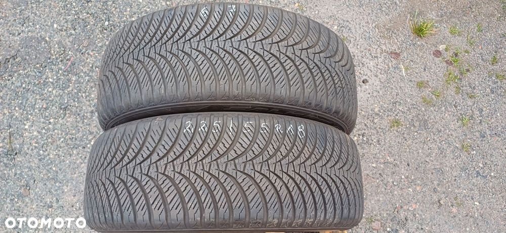 225/55R18 102V FALKEN , dwie używane opony wielosezonowe.