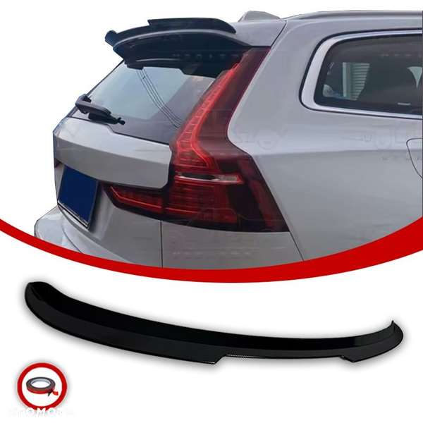 Volvo V60 Spoiler Lotka Tylna Dokładka Czarny Połysk