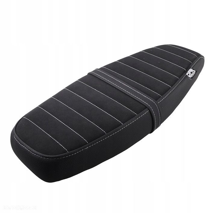 siedzenie simson s50 s51 s70 tuning pikowane czarne + szare szwy - 1