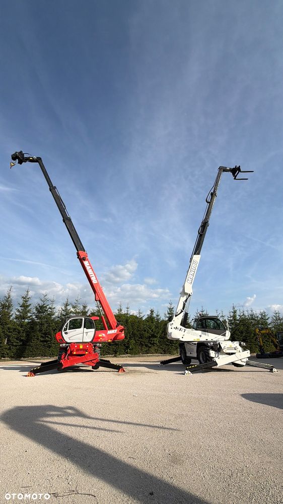 Manitou Ładowarka teleskopowa Manitou Mrt 2150 + Privilage Roto obrotowa 360 Pilot sterowanie radiowe Kosz Widły 2016/17 1840 2550 2540 silnik Mercedes 2150+ Merlo - 27