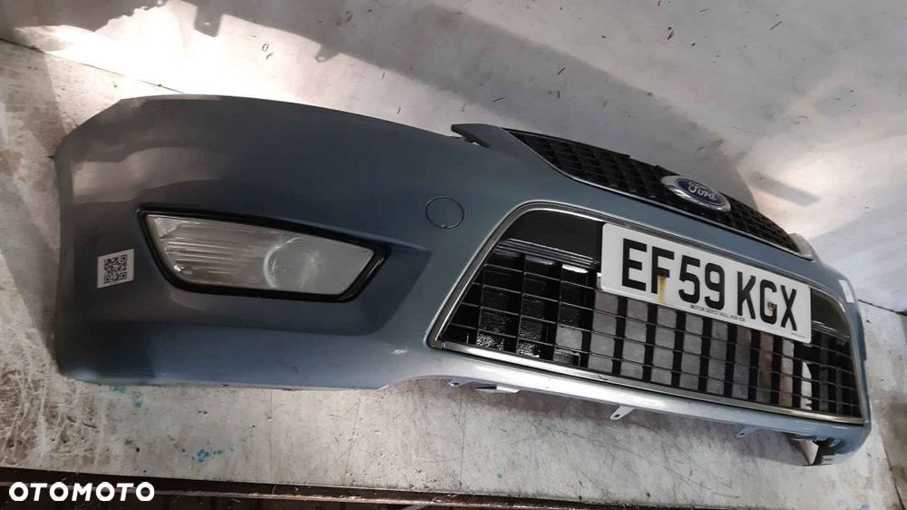 + ZDERZAK PRZÓD PRZEDNI FORD MONDEO MK.4 4 IV 86 BŁĘKITNY HALOGENY - 4