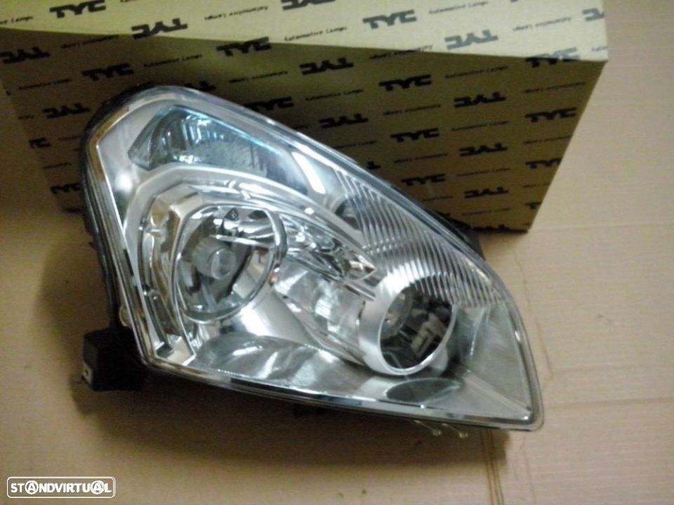 Faróis xénon Nissan Qashqai 2007 Até 2010 NOVOS - 1