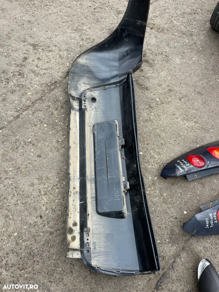 Bara centrala spate Smart ForFour negru 2007 - 10