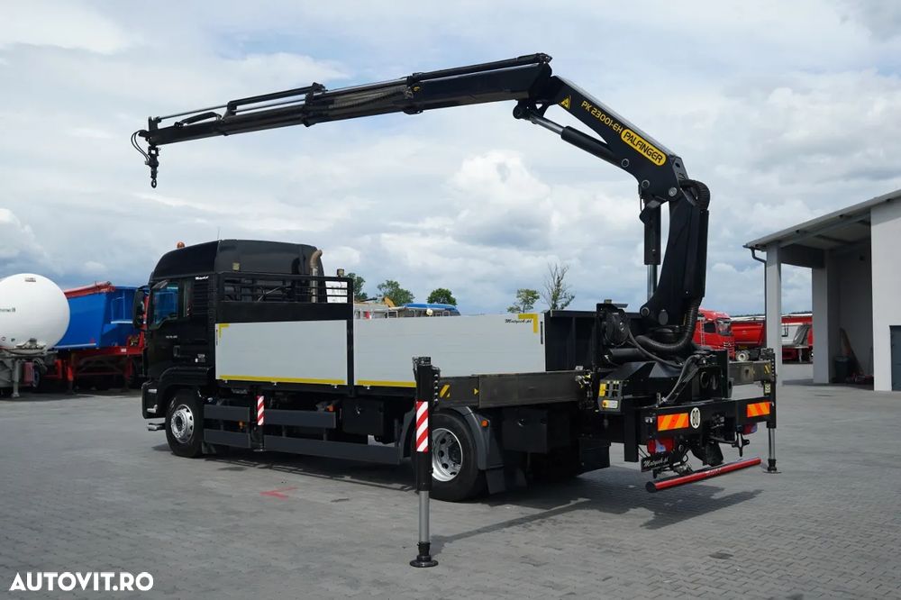 MAN TGS 18.460 / 4X2 / DROPSIDE / PALFINGER PK 230001 / MAX. LOAD CAPACITY: 5,950 KG / NAVI / ROTATOR / PARKING AIR CONDITIONING / MANUAL / EURO 6 - 5