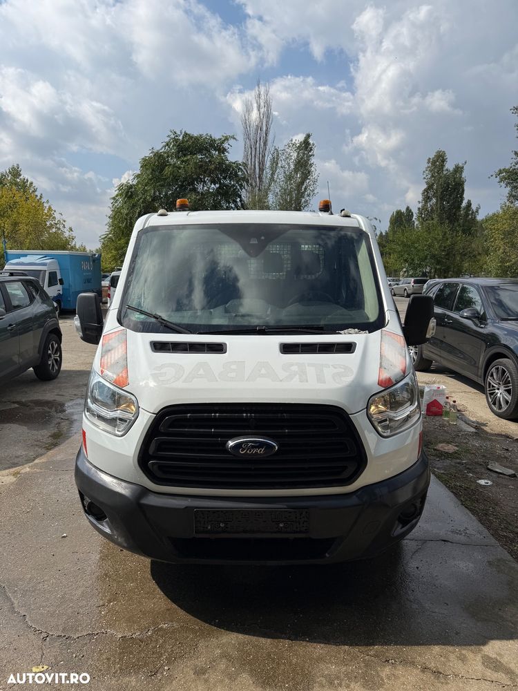 Ford Transit Tranzit Dokka Camioneta 7 locuri bena carosata 2017 impecabila fără probleme fără rugina Istoric Service complet Carvertical scos anvelope noi Navi AC - 14