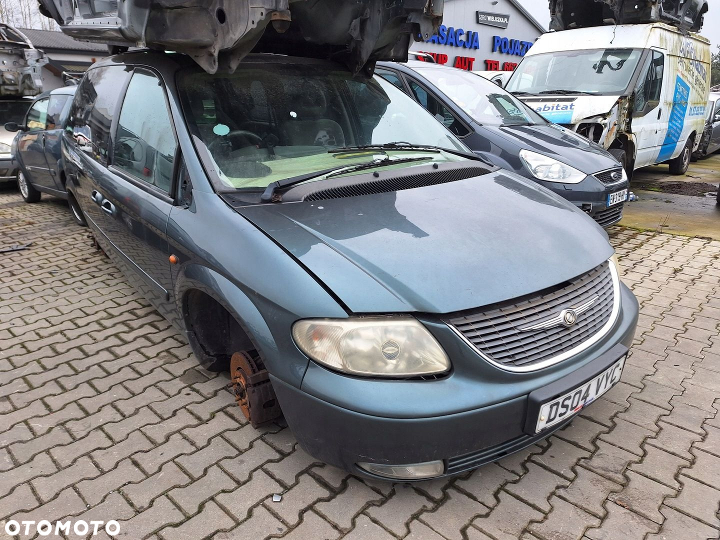 CHRYSLER VOYAGER RG 4 IV GRIL KRATKA HALOGENY ZDERZAK PRZÓD ATRAPA GRILL - 15