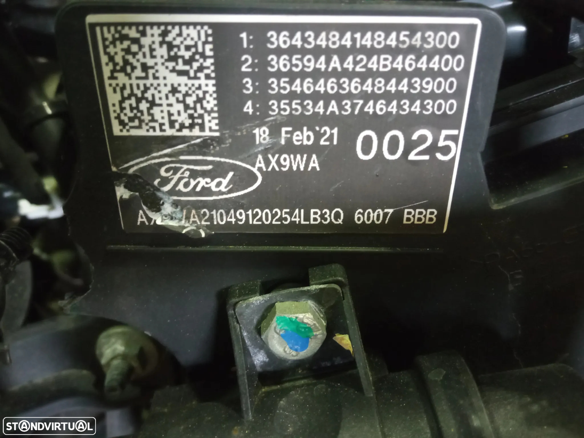 Motor Ford Ranger 2.0 TDCi 16V EcoBlue REF: AX9WA (Raptor) - 8