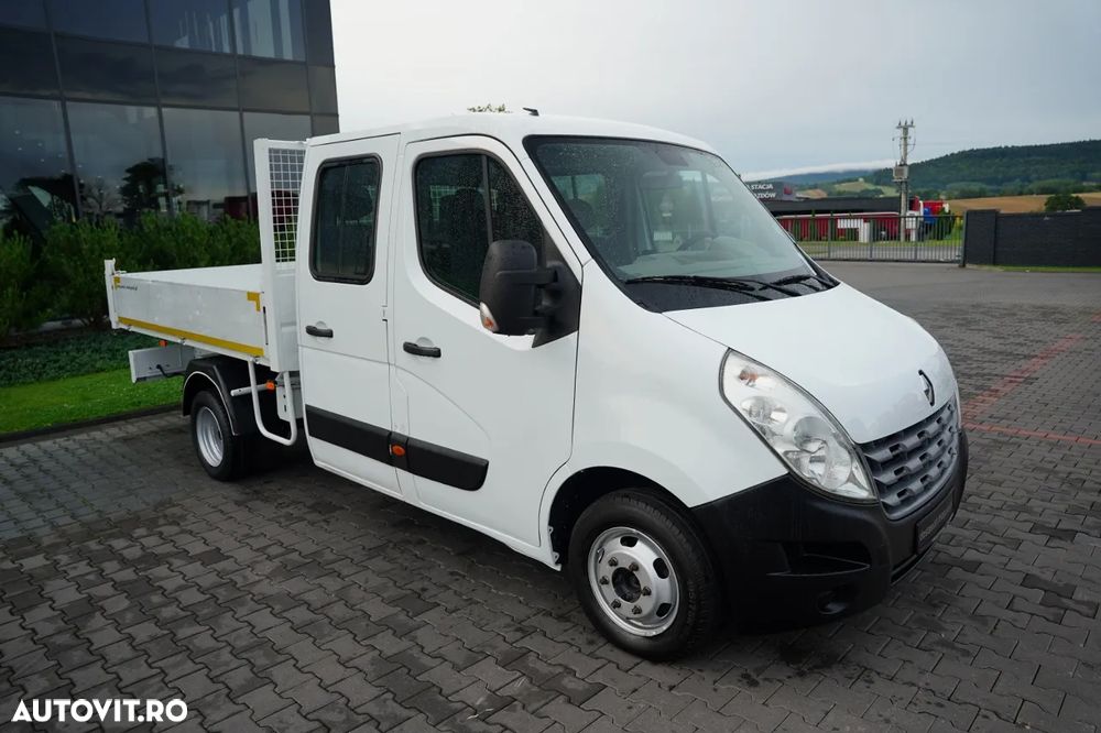 Renault MASTER / DCI 150 / BASCULATOR / CAMION CU TRACȚIE MIXĂ 7 LOCURI / MANUAL / DOUĂ RULOURI - 15