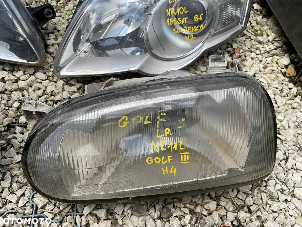 VW REFLEKTOR LEWE PRAWE VOLKSWAGEN REFLEKTORY LAMPA LAMPY OPRAWKA ŻARÓWKI - 19