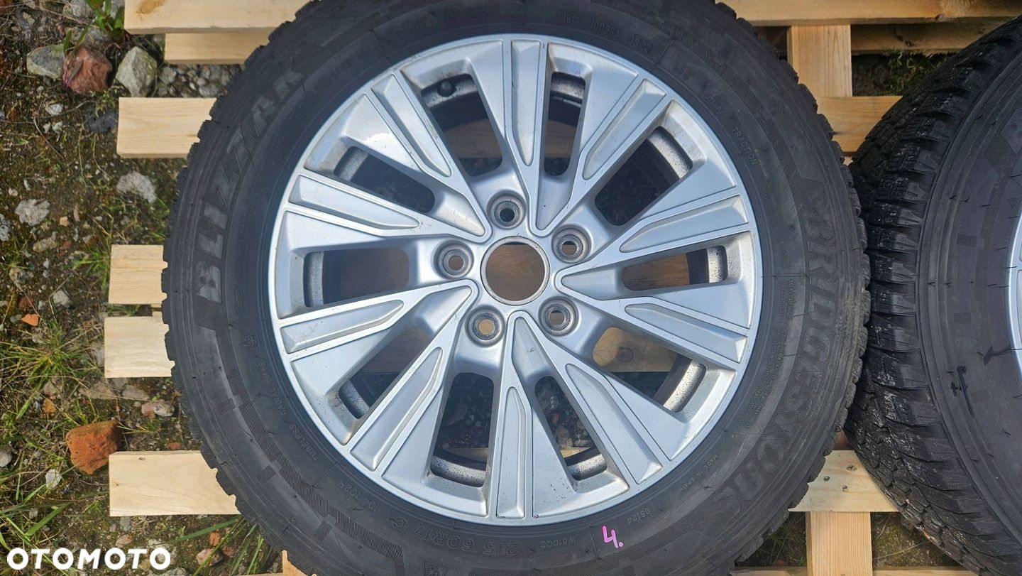 FELGI ALUMINIOWE VW T6 7T0601025A 17" 6.5J ET60 OPONY ZIMA 215/60/17C - 3