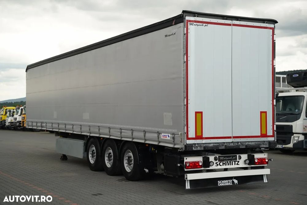 Schmitz Cargobull CORTINĂ / STANDARD / COȘ PENTRU PALEȚI / AXĂ RIDICATĂ / - 6