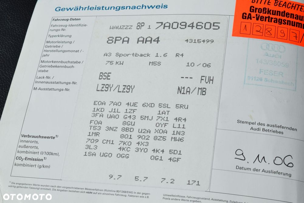 Audi A3 Sportback 1.6 Ambition - 19