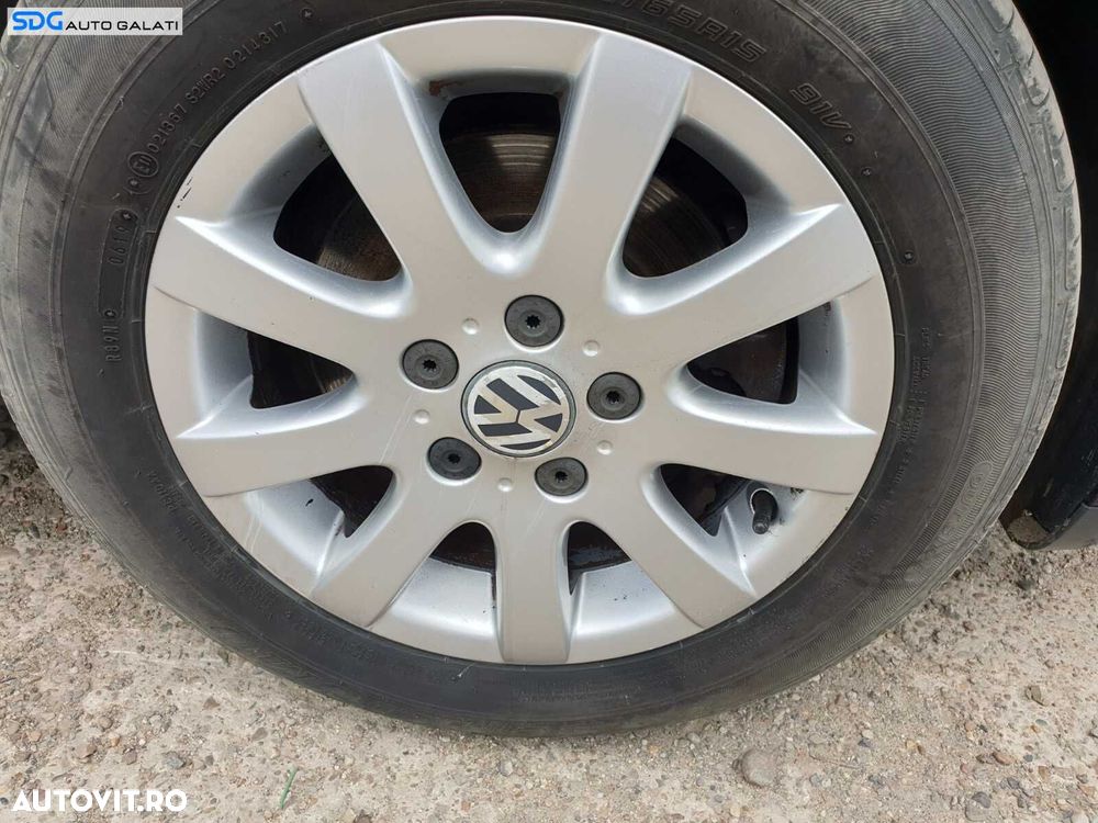 Roata Janta Rezerva Aliaj 195 65 15 R15 5x112 Volkswagen Golf 6 2008 - 2014 sdgjar15xp - 1