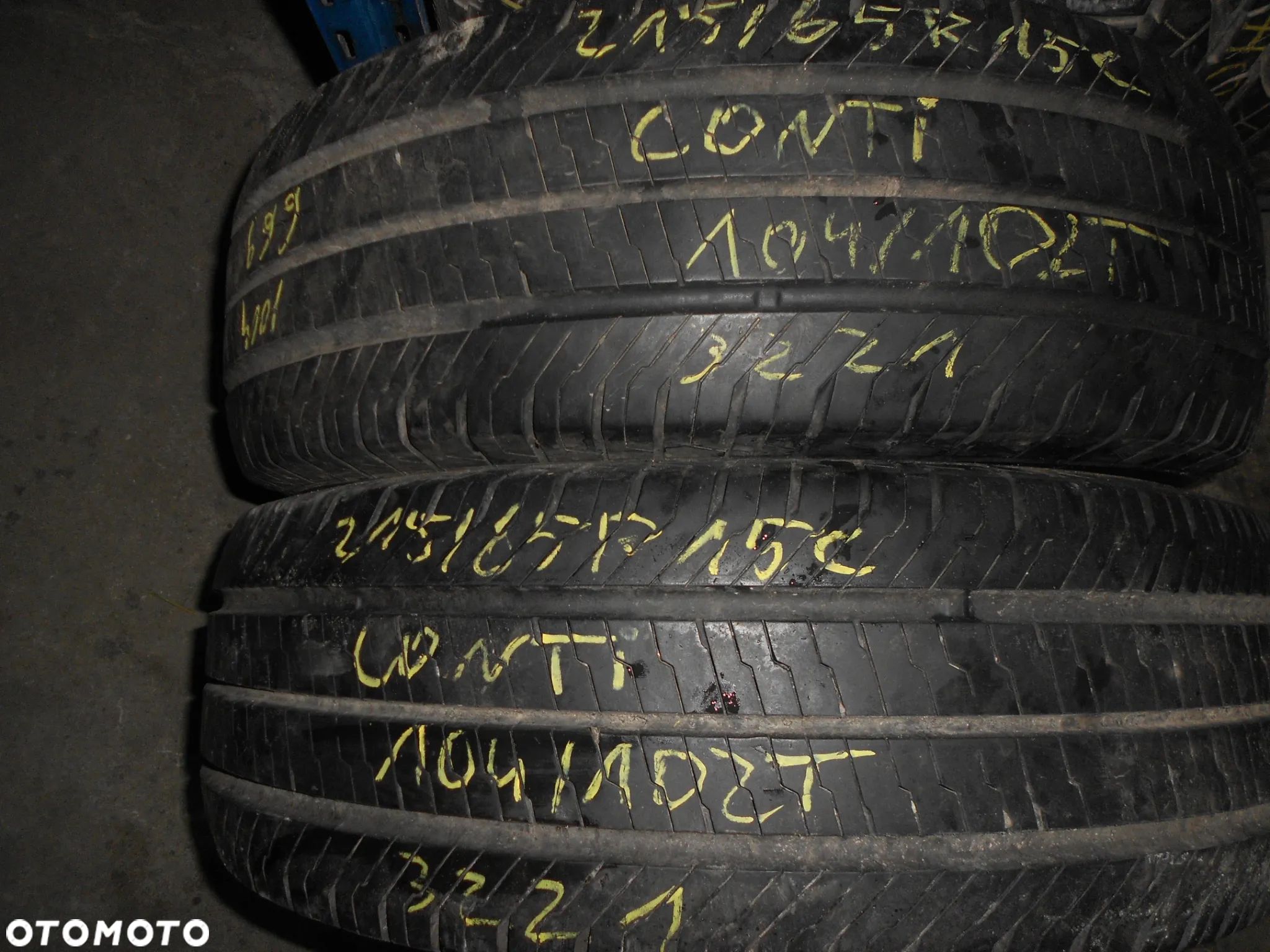 OPONY 215/65R15C CONTINENTAL VAN CONTACT ECO  DOT 3221 10MM - 1