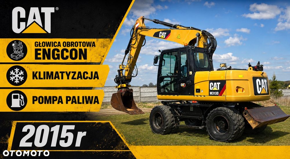 Caterpillar Koparka kołowa CAT 313D głowica ENGCON 313 Klimatyzacja szybkozłącze hydr Dodatkowe wyjścia liniowe Centr smar Pompa paliwa Komatsu PC130-11 PC138US-11JCB 131X / 140XVolvo EC140E Hitachi ZX130-7 ZX135US-Hyundai HX130 LCR
