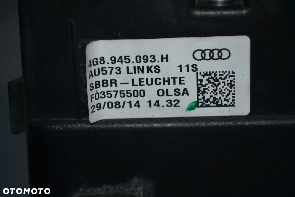 AUDI A7 SPORTBACK LAMPA LED MATRIX TYŁ TYNA LEWA W KLAPĘ 4G8945093H - 3