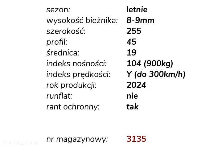 Vredestein ULTRAC VORTI+ 255/45 R19 - 3