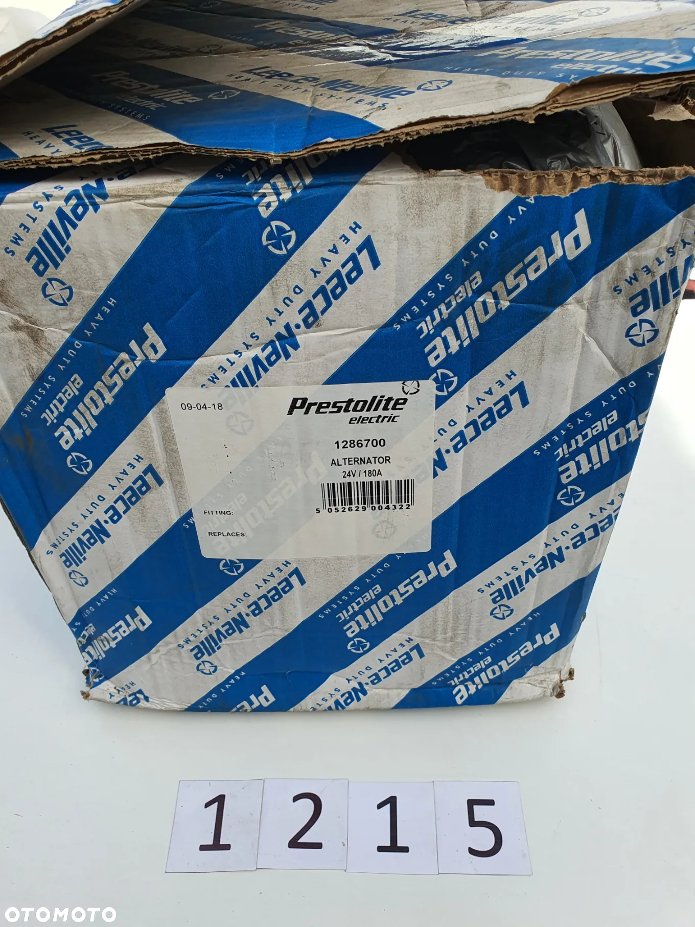 Alternator 24 V, 180 A, Prestolite Electric AC203RA, 1286700 - 11