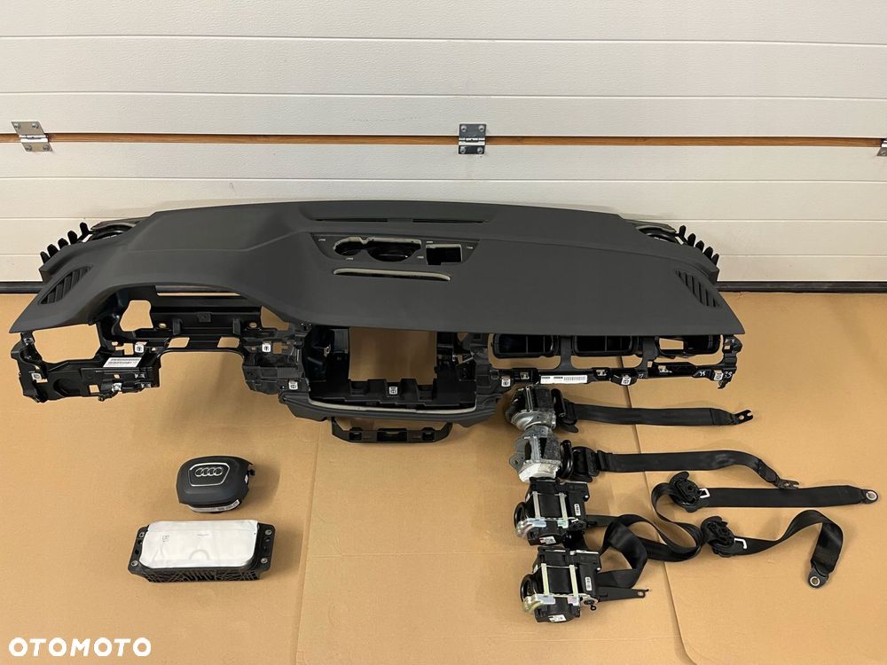 konsola audi q7 4m0 soul komplet deska rozdzielcza audi q7 ii oryginaŁ - 1