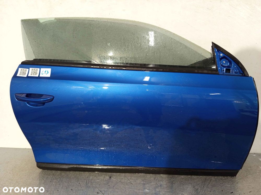 + DRZWI PRZÓD PRZEDNIE PRAWE DO VOLKSWAGEN VW SCIROCCO III 3 1K8 LR5Z BŁĘKITNE NIEBIESKE - 1