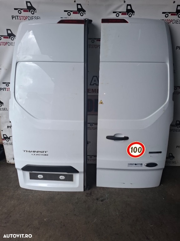 Usa stanga dreapta spate FORD TRANSIT CUSTOM 2021 2022 2023 2024 alba pe alb - 4