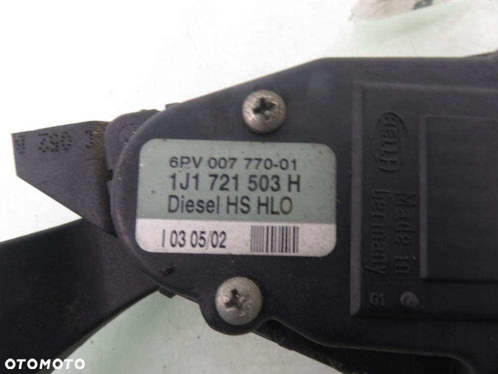 POTENCJOMETR GAZU VW CADDY III 1.9 TDI 1J1721503H 6PV00777001 - 3