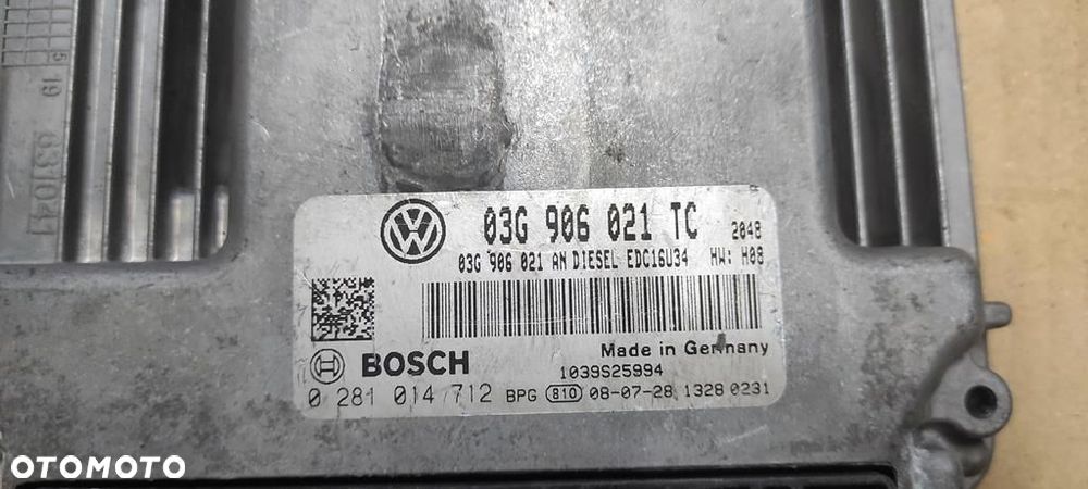 komputer sterownik silnika SKODA OCTAVIA 2.0 TDI  03G906021TC - 2