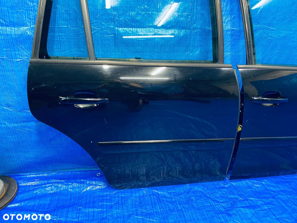 DRZWI PRAWE PRAWY PRZÓD PRZEDNIE TYŁ TYLNE KOMPLETNE CITROEN C4 GRAND PICASSO I 2006- ; CZARNE LAKIER EXYB ORYGINAŁ EUROPA - 7