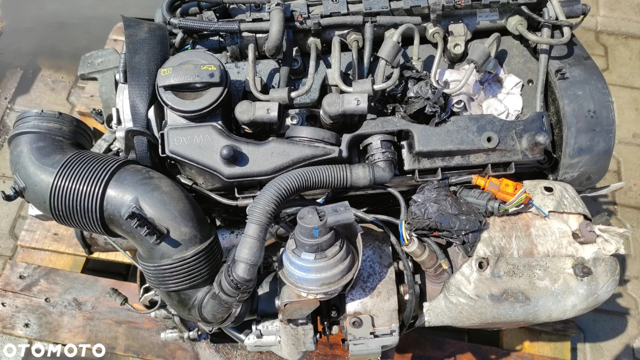 Silnik VW Caddy Audi 1.6 diesel kod: CAYD - 8