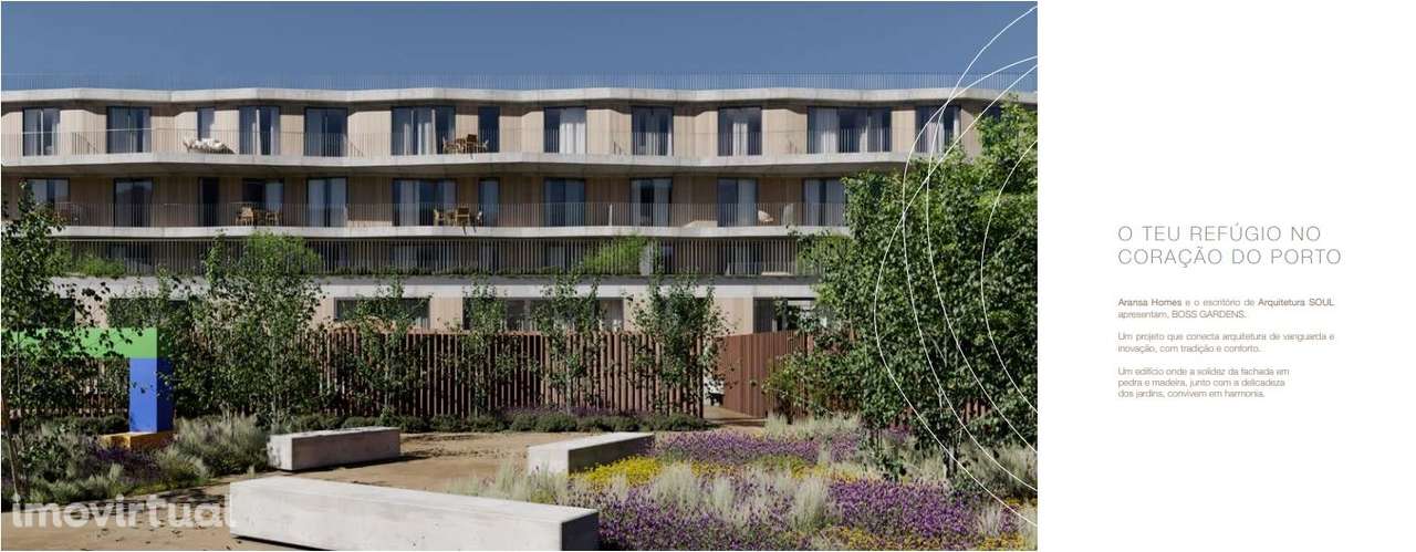 T2 Novo no Empreendimento Boss Gardens em Paranhos, Porto, com Jardim - Grande imagem: 4/29