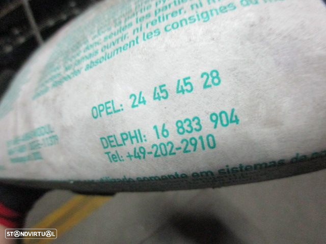 Kit Airbags 13111506 13111507 24454528 16833904 24439953 OPEL CORSA C 2003 1.2I 75CV 5P CINZA PRETO - 7