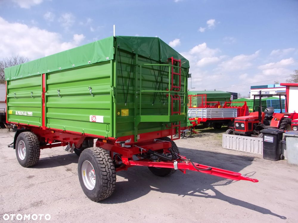 Pronar Przyczepa dwuosiowa paletowa PRONAR PT680 -14t, PT612 -12t, PT612L -12t, wywrotka z trójstronnym wywrotem, przyczepa ciężarowo-rolnicza
