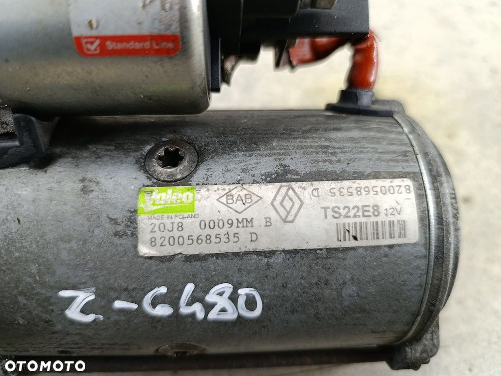 ROZRUSZNIK RENAULT LAGUNA III 8200568535 TS22E8  VALEO 2.0 DCI - 3