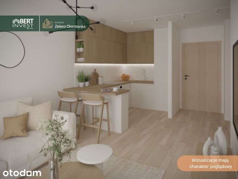 Mieszkanie inwestycyjne | 39 m² | balkon | widok na zieleń
