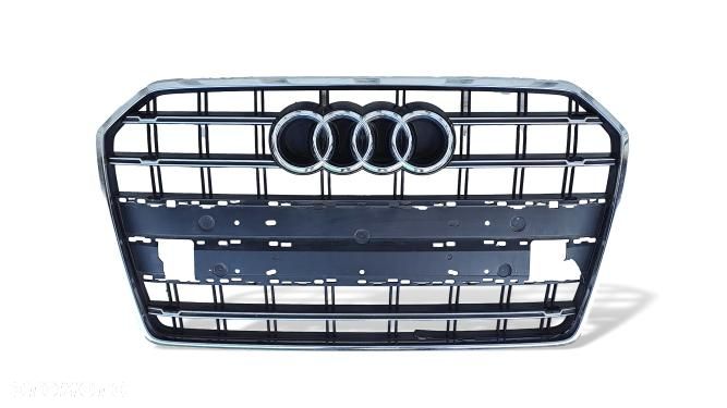 GRILL ATRAPA CHŁODNICA PRZÓD CHROM AUDI A6 C7 LIFT 2014- 4G0853653T - 1