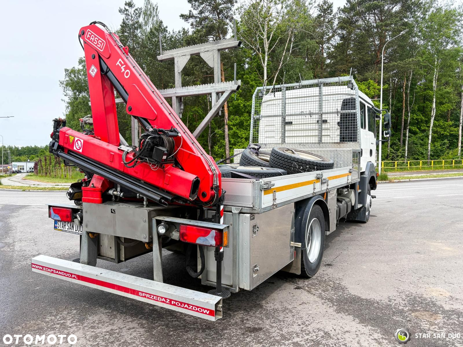 MAN TGM 13.290 4x4 BI FASSI F40B22 Żuraw Wciągarka DOKA - 11