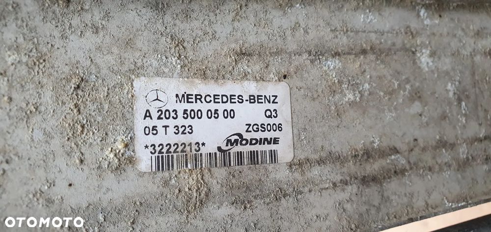 Intercooler chłodnica intercoolera Mercedes W203 2.2 CDI A2035000500 - 6