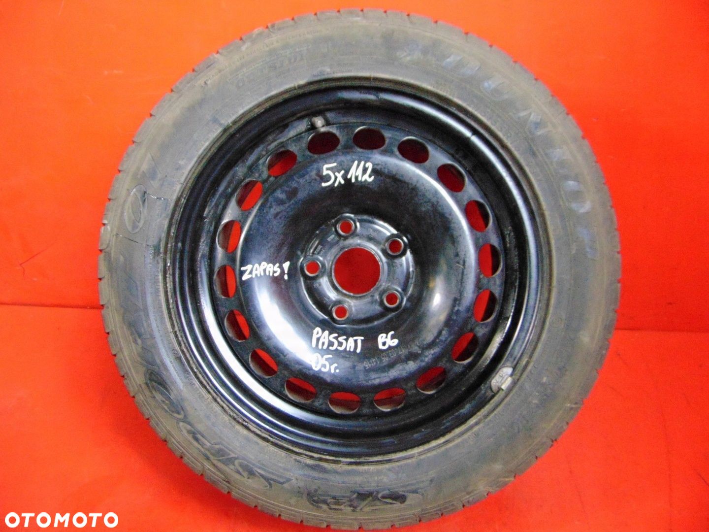 VW PASSAT B6 3C KOŁO ZAPASOWE FELGA 16 5x112 7J ET45 215/55R16 - 1