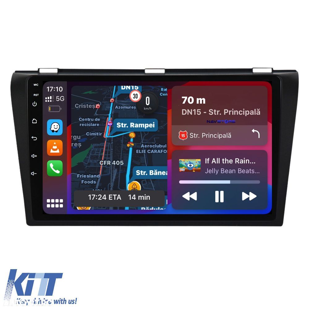 Navigatie Dedicata Mazda 3 (2003-2009), 9Inch, 6Gb Ram, 128Gb Stocare, - 2