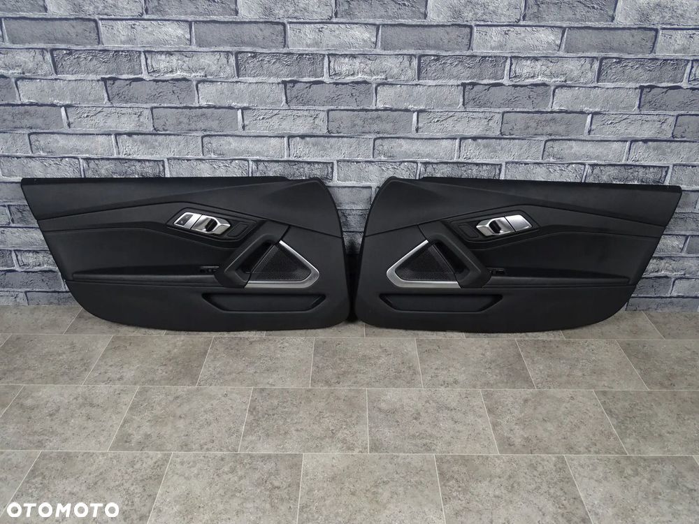 BOCZEK TAPICERKA DRZWI LEWY PRZÓD BMW G29 Z4 VERNASCA CZARNA SKÓRA - 3