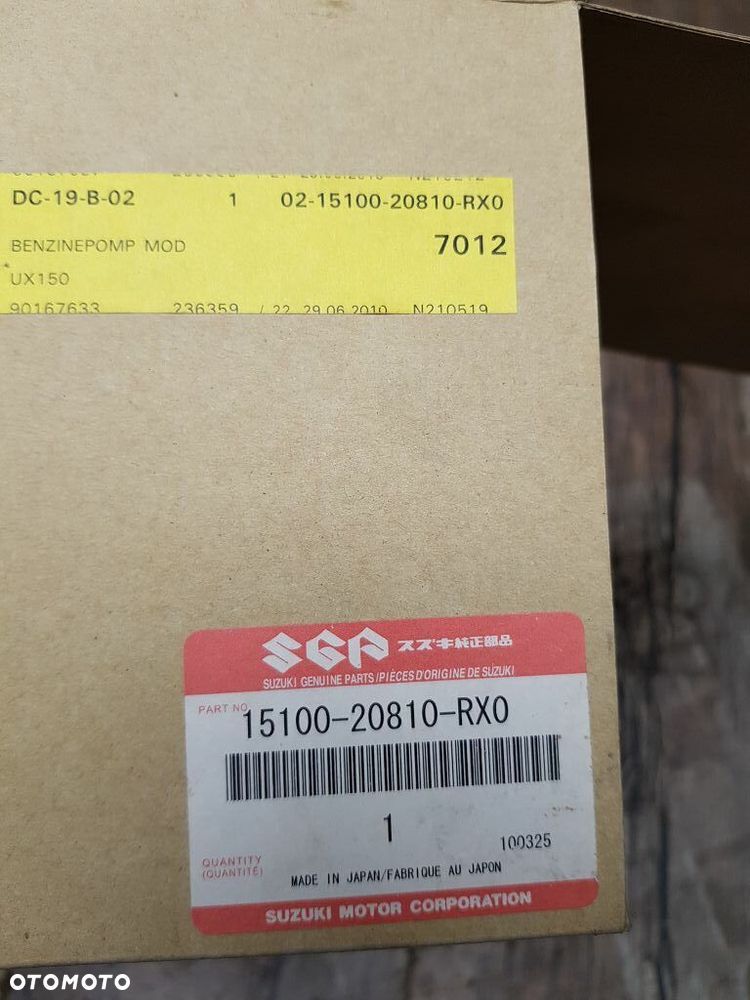 Pompa paliwa Suzuki Burgman 125  15100-20810-RX0 - 9