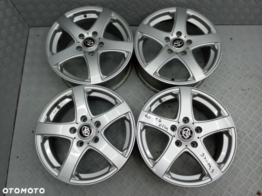 Felgi Toyota Auris Corolla Rav4 Avensis 6,5Jx16 et45 5x114,3 - 1