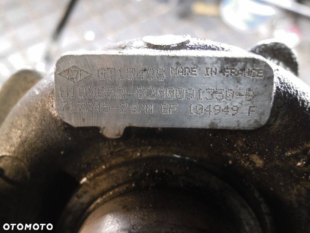 RENAULT TRAFIC OPEL VIVARO II 1.9 TURBO TURBINA TURBOSPRĘŻARKA 8200091350 - 2