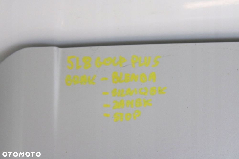 VW GOLF V PLUS 05R- KLAPA BAGAŻNIKA TYŁ TYLNA LA7W - 15