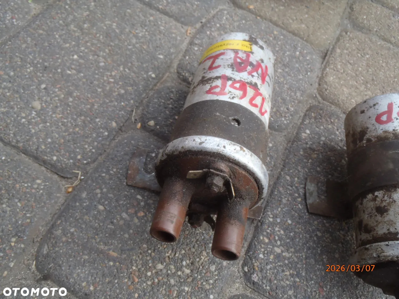 cewka dwubiegunowa jedno biegunowa aparat alternator fiat 126p maluch oryginał - 8