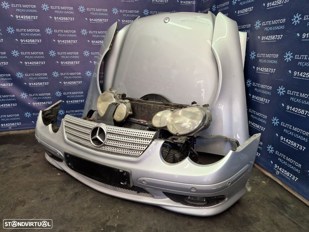Frente completa usada MERCEDES CLASS C W203 SPORT COUPE AMG 220 CDI parachoques capot oticas guarda lamas reforço - 2